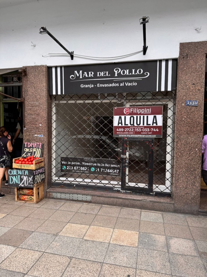 Local frente ACA - Alquiler -comercial - Mar del Plata