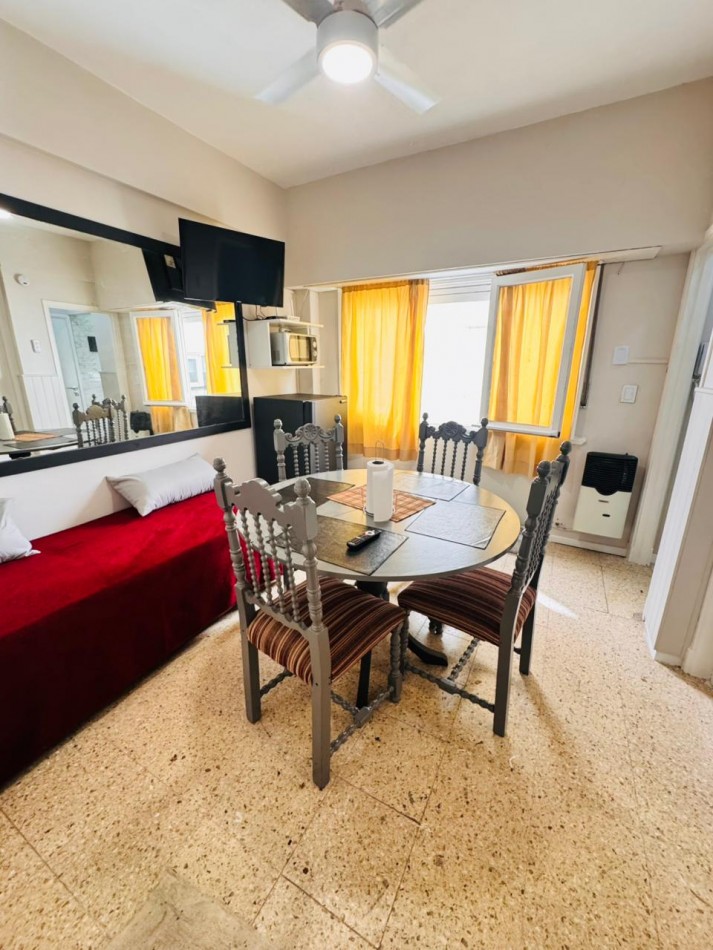 Depto 1 amb y medio Temporada 2026 - Mar del Plata - zona Plaza colon - Aldrey 