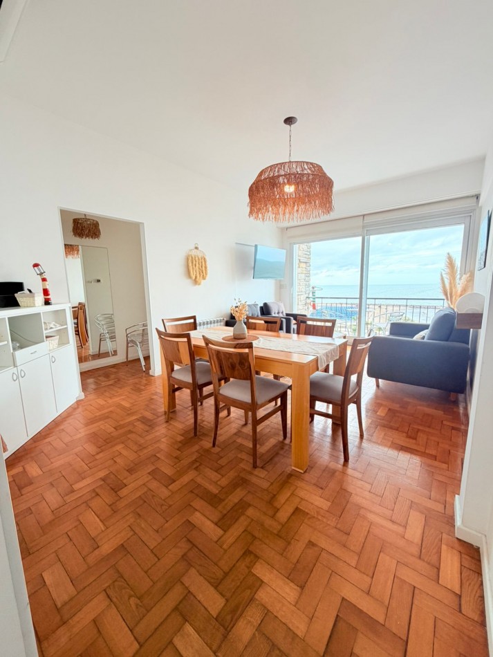 DEPARTAMENTO 3 AMBIENTES CON BALCON - FRENTE AL MAR - PLAYA VARESE