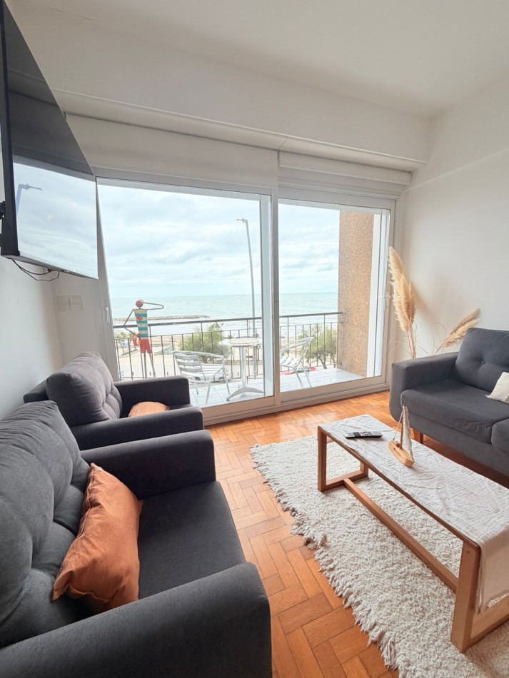 DEPARTAMENTO 3 AMBIENTES CON BALCON - FRENTE AL MAR - PLAYA VARESE