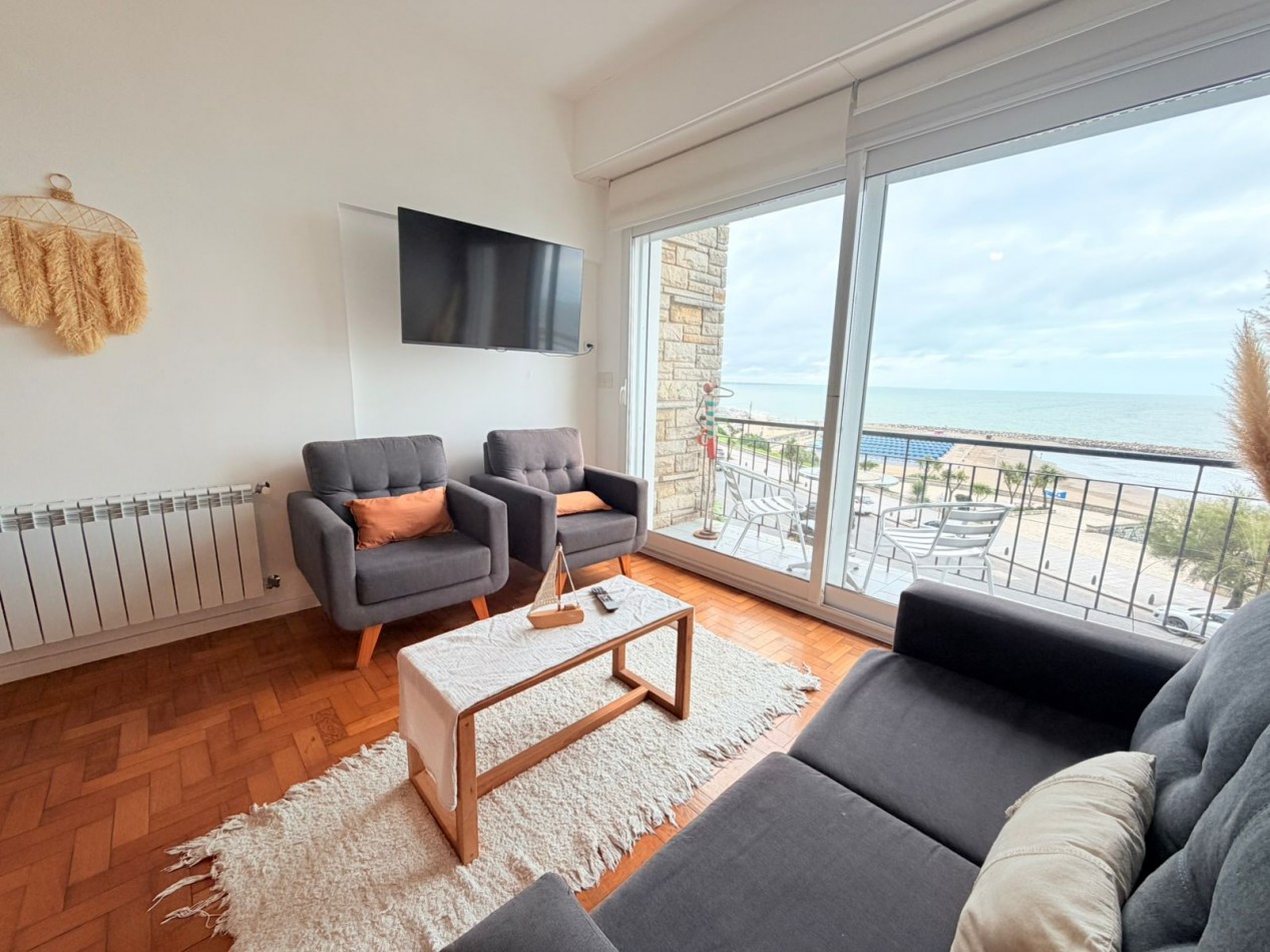 DEPARTAMENTO 3 AMBIENTES CON BALCON - FRENTE AL MAR - PLAYA VARESE