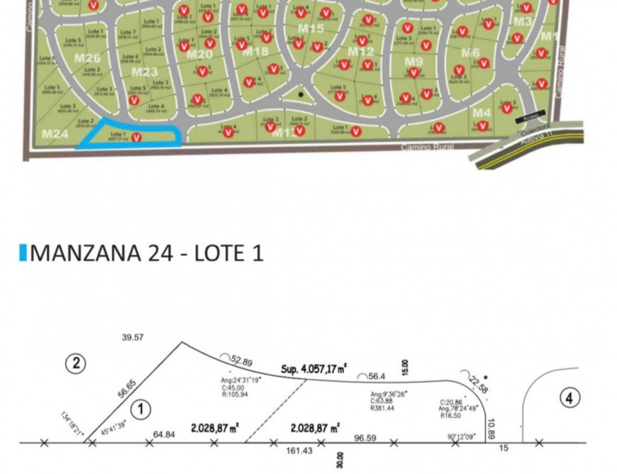 Lotes en venta en Barrio PINARES DE SANTA CLARA