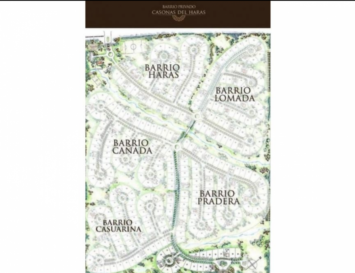 DOS LOTES LINDEROS 41 Y 42 EN VENTA - BARRIO PRIVADO CASONAS DEL HARAS - LAS LOMAS