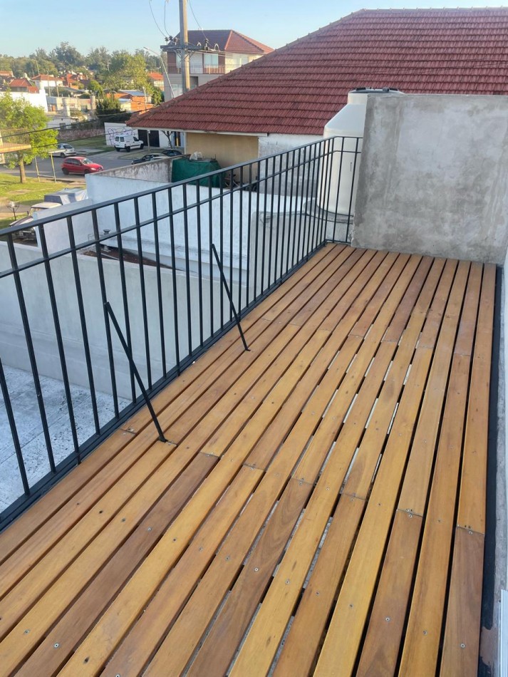 Dpto 3 ambientes a la calle con cocherra y balcon - Termas Huinco - Alquiler 24 meses - Mar del Plata. 